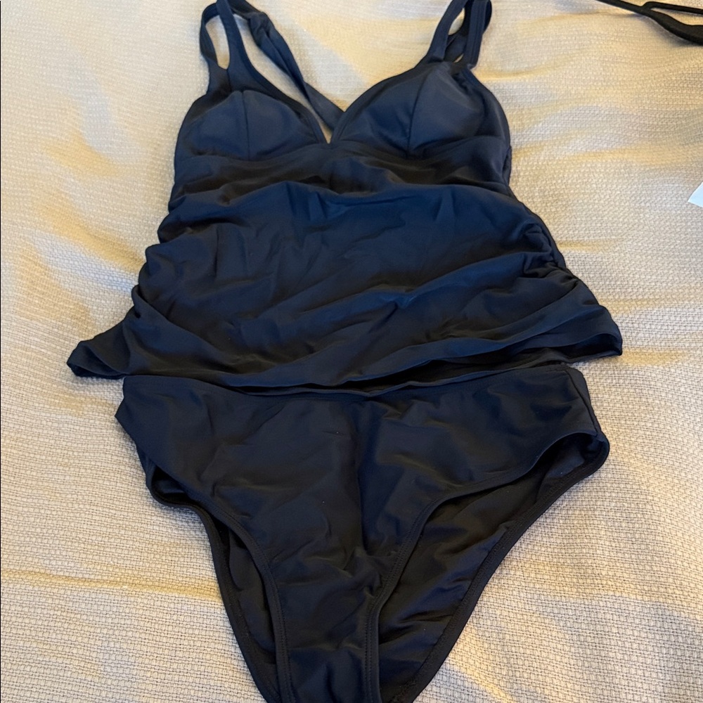 Black Tankini Swimsuit
